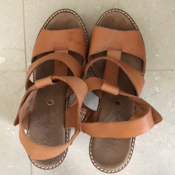 Free People Dule Platform Heel in Tan size 38/8 - Picture 7 of 7